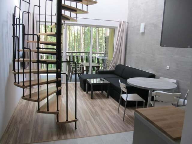 Апартаменты Sea&Forest Pogorzelica Apartament Srebrny Погожелица-3